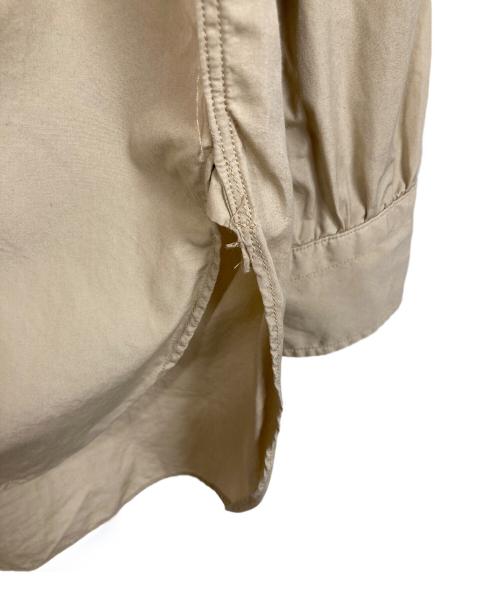 KAPTAIN SUNSHINE（キャプテンサンシャイン）KAPTAIN SUNSHINE (キャプテンサンシャイン) Band Collar Shirts  バンドカラーシャツ　長袖シャツ　日本製 ベージュ サイズ:36の古着・服飾アイテム