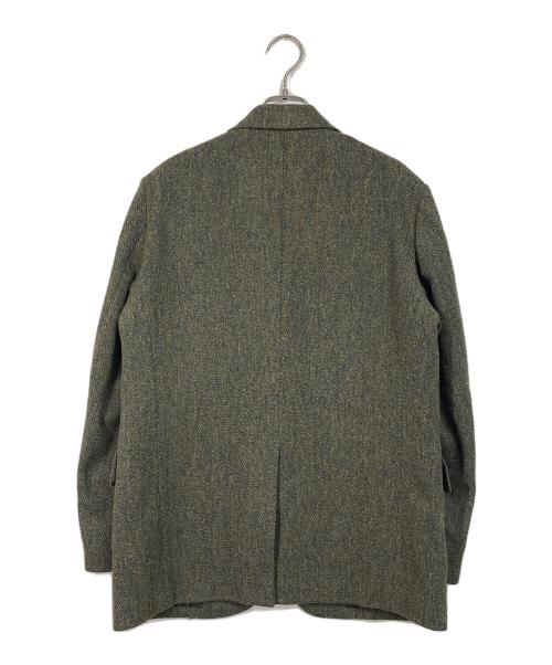 AURALEE（オーラリー）AURALEE (オーラリー) ブリティッシュウールツイードオーバージャケット カーキ 未使用品の古着・服飾アイテム
