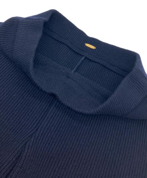 MUSE de Deuxieme Classe（ミューズ ドゥーズィエム クラス）MUSE de Deuxieme Classe (ミューズ ドゥーズィエム クラス) OLBIA RIB パンツ　ニットパンツ　日本製 ネイビー サイズ:38 未使用品の古着・服飾アイテム