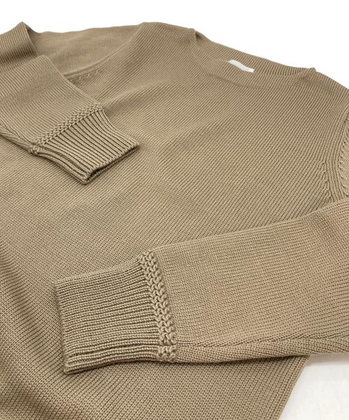 HYKE（ハイク）HYKE (ハイク) ボートネックニット ベージュ サイズ:2の古着・服飾アイテム