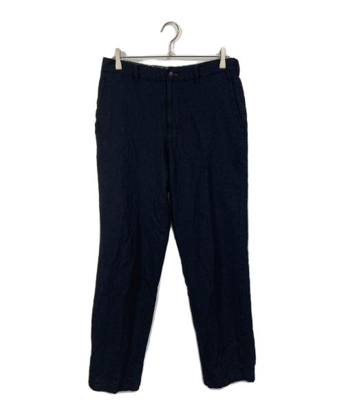 COMME des GARCONS HOMME（コムデギャルソン オム）COMME des GARCONS HOMME (コムデギャルソン オム) ウール縮絨パンツ　日本製 ブラック サイズ:Sの古着・服飾アイテム