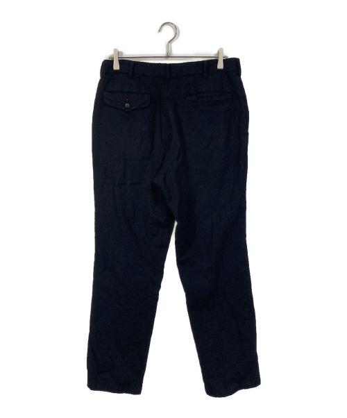 COMME des GARCONS HOMME（コムデギャルソン オム）COMME des GARCONS HOMME (コムデギャルソン オム) ウール縮絨パンツ　日本製 ブラック サイズ:Sの古着・服飾アイテム