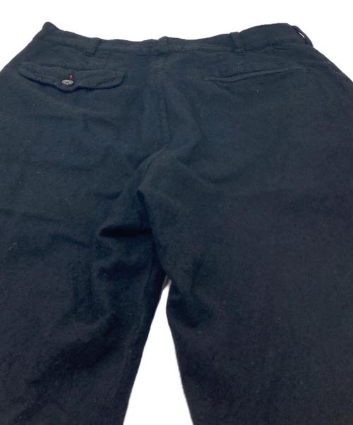 COMME des GARCONS HOMME（コムデギャルソン オム）COMME des GARCONS HOMME (コムデギャルソン オム) ウール縮絨パンツ　日本製 ブラック サイズ:Sの古着・服飾アイテム