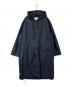 CTHY（シティ）の古着「フーデッドコート　ロングコート　アウター　ライトアウター」｜ネイビー
