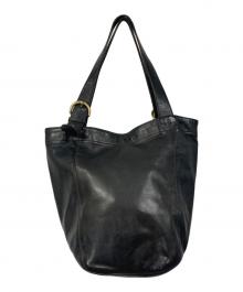 COACH（コーチ）の古着「【OLD】トートバッグ　レザーバッグ」｜ブラック