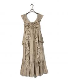 eimy istoire（エイミーイストワール）の古着「PIERIS DRESS」｜ベージュ