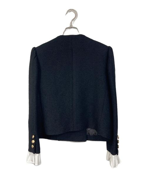 cygne（シーニュ）cygne (シーニュ) ツイードジャケット ブラックの古着・服飾アイテム