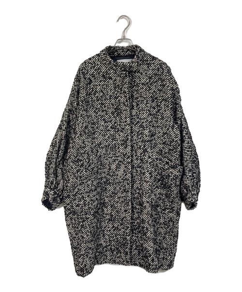 heliopole（エリオポール）heliopole (エリオポール) LOOP TWEED VOLUME SLEEVE COAT グレー サイズ:38 未使用品の古着・服飾アイテム