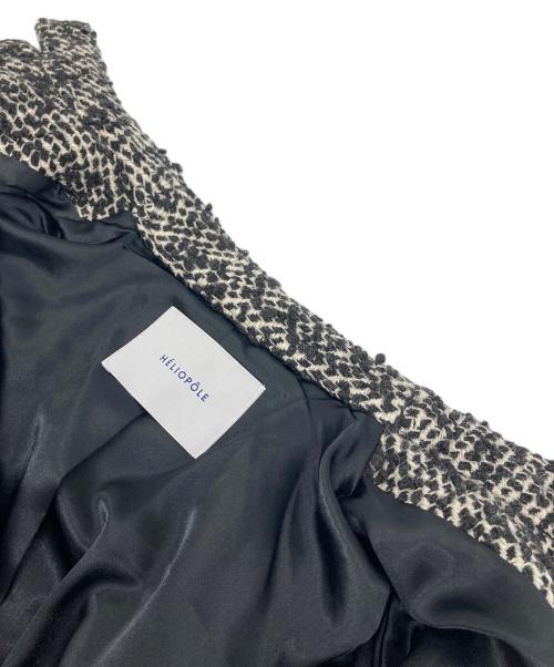 heliopole（エリオポール）heliopole (エリオポール) LOOP TWEED VOLUME SLEEVE COAT グレー サイズ:38 未使用品の古着・服飾アイテム