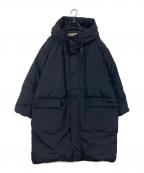 heliopoleエリオポール）の古着「TASLAN LONG DOWN HOODY」｜ブラック