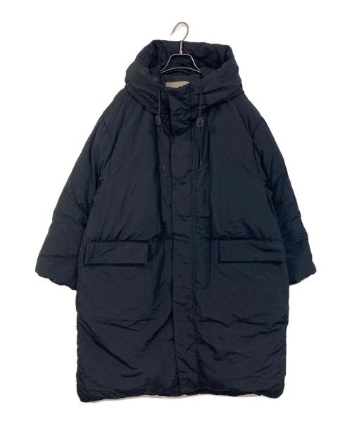 heliopole（エリオポール）heliopole (エリオポール) TASLAN LONG DOWN HOODY ブラック サイズ:38の古着・服飾アイテム