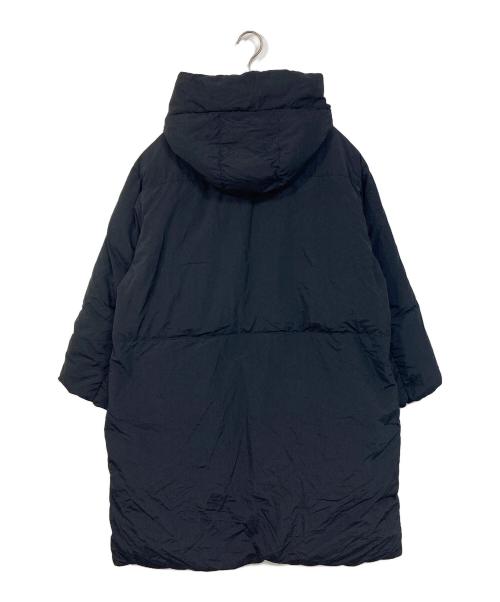 heliopole（エリオポール）heliopole (エリオポール) TASLAN LONG DOWN HOODY ブラック サイズ:38の古着・服飾アイテム
