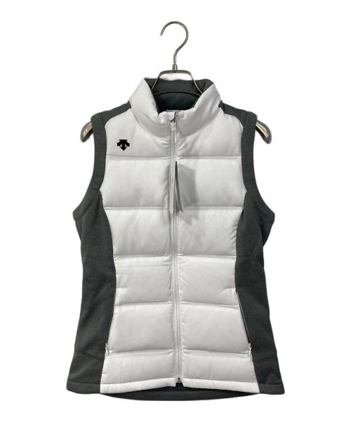 DESCENTE GOLF（デサントゴルフ）DESCENTE GOLF (デサントゴルフ) ハイブリットダウンベスト ホワイト サイズ:M 未使用品の古着・服飾アイテム