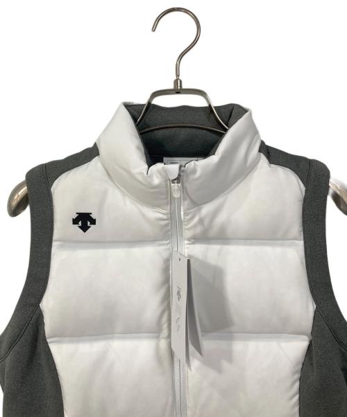 DESCENTE GOLF（デサントゴルフ）DESCENTE GOLF (デサントゴルフ) ハイブリットダウンベスト ホワイト サイズ:M 未使用品の古着・服飾アイテム
