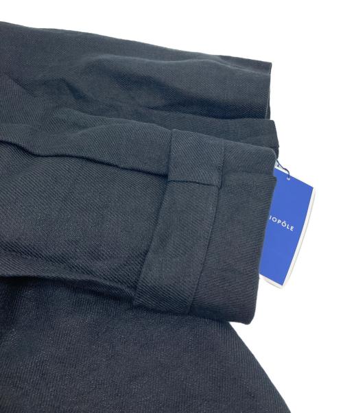 heliopole（エリオポール）heliopole (エリオポール) DUNGAREES LINEN COAT  リネンコート ブラック サイズ:38 未使用品の古着・服飾アイテム