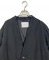 heliopole (エリオポール) DUNGAREES LINEN COAT  リネンコート ブラック サイズ:38 未使用品：13000円