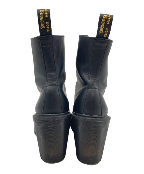 Dr.Martens（ドクターマーチン）Dr.Martens (ドクターマーチン) KENDRA 10ホールヒールブーツ ブラック サイズ:UK5の古着・服飾アイテム