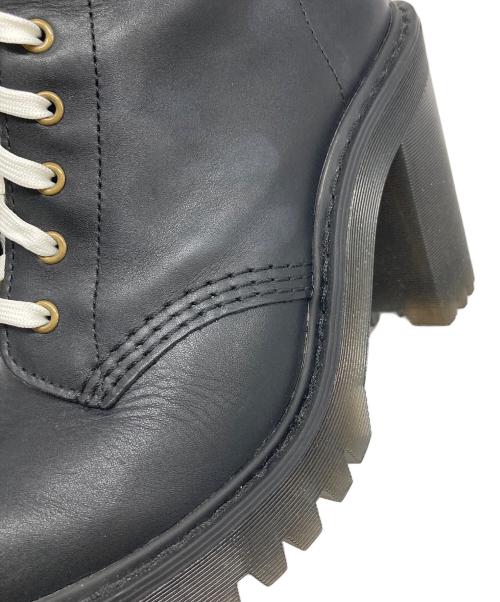 Dr.Martens（ドクターマーチン）Dr.Martens (ドクターマーチン) KENDRA 10ホールヒールブーツ ブラック サイズ:UK5の古着・服飾アイテム