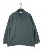 Manual Alphabetマニュアル アルファベット）の古着「WEATHER CLOTH SPINDLE SHIRTS」｜グリーン