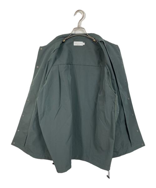 Manual Alphabet（マニュアル アルファベット）MANUAL ALPHABET (マニュアル アルファベット) WEATHER CLOTH SPINDLE SHIRTS グリーン サイズ:2の古着・服飾アイテム