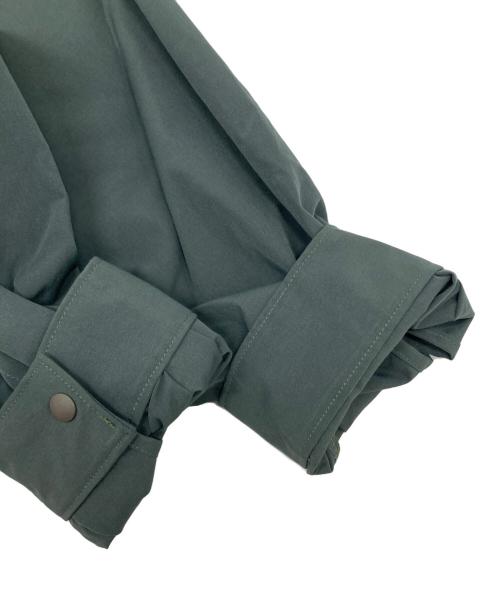 Manual Alphabet（マニュアル アルファベット）MANUAL ALPHABET (マニュアル アルファベット) WEATHER CLOTH SPINDLE SHIRTS グリーン サイズ:2の古着・服飾アイテム