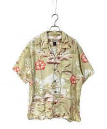 pataloha（パタロハ）の古着「00'sアロハシャツ　半袖シャツ　総柄」｜ベージュ