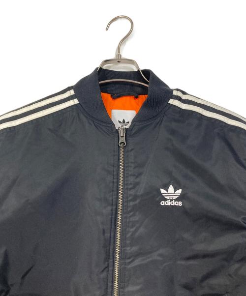 adidas Originals（アディダスオリジナル）adidas Originals (アディダスオリジナル) パッド ボンバー ジャケット　アウター　中綿ジャケット　スポーツ　アウトドア ブラック サイズ:Sの古着・服飾アイテム