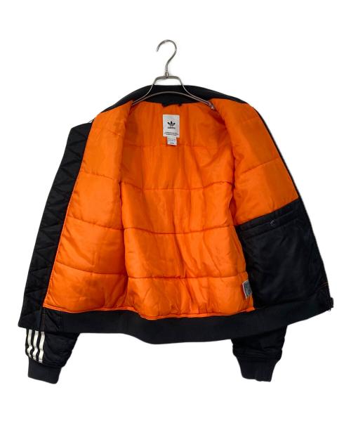 adidas Originals（アディダスオリジナル）adidas Originals (アディダスオリジナル) パッド ボンバー ジャケット　アウター　中綿ジャケット　スポーツ　アウトドア ブラック サイズ:Sの古着・服飾アイテム