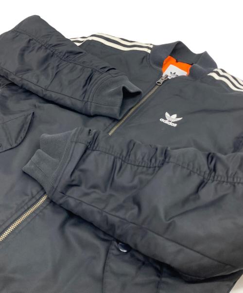 adidas Originals（アディダスオリジナル）adidas Originals (アディダスオリジナル) パッド ボンバー ジャケット　アウター　中綿ジャケット　スポーツ　アウトドア ブラック サイズ:Sの古着・服飾アイテム