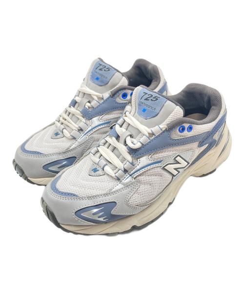 NEW BALANCE（ニューバランス）NEW BALANCE (ニューバランス) 725 ローカットスニーカー ブルー×グレー サイズ:US5.5の古着・服飾アイテム