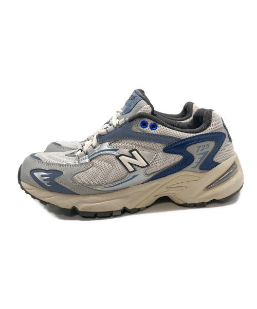 NEW BALANCE（ニューバランス）NEW BALANCE (ニューバランス) 725 ローカットスニーカー ブルー×グレー サイズ:US5.5の古着・服飾アイテム