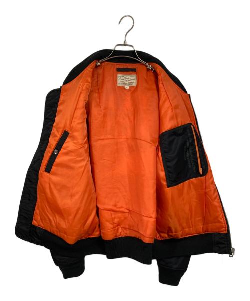 AVIREX（アヴィレックス）AVIREX (アヴィレックス) AIR NATIONAL GUARD MA-1ジャケット ブラック サイズ:XLの古着・服飾アイテム
