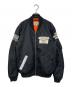 AVIREX（アヴィレックス）の古着「AIR NATIONAL GUARD MA-1ジャケット」｜ブラック