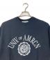 Americana (アメリカーナ) カレッジロゴクルーネックスウェット　日本製 ネイビー サイズ:M：6000円