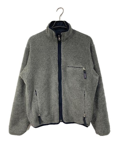 Patagonia（パタゴニア）Patagonia (パタゴニア) 【古着】グリセード ジャケット　98年製　USA製　90年代　アウター　ボアジャケット ブラック×グレー サイズ:Mの古着・服飾アイテム