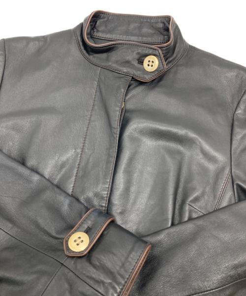 L&KONDO（ル・コンド）L&KONDO (ル・コンド) レザーコート ブラック サイズ:Mの古着・服飾アイテム