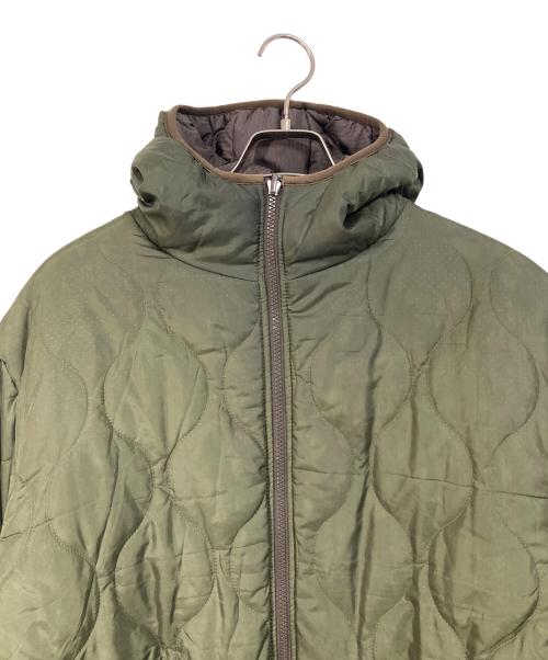 STUSSY AUTHENTIC GEAR（ステューシーオーセンティックギア）STUSSY AUTHENTIC GEAR (ステューシーオーセンティックギア) リバーシブルキルティング中綿ジャケット カーキ×パープル サイズ:XLの古着・服飾アイテム