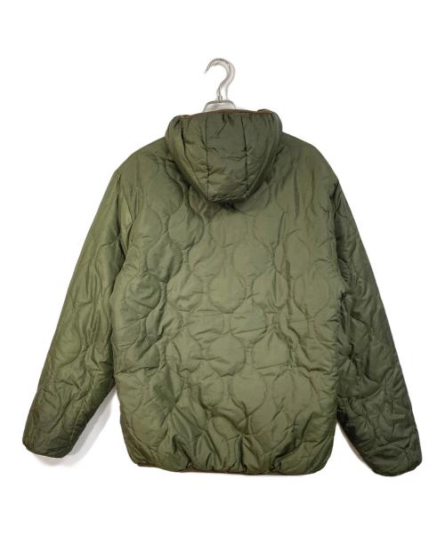 STUSSY AUTHENTIC GEAR（ステューシーオーセンティックギア）STUSSY AUTHENTIC GEAR (ステューシーオーセンティックギア) リバーシブルキルティング中綿ジャケット カーキ×パープル サイズ:XLの古着・服飾アイテム