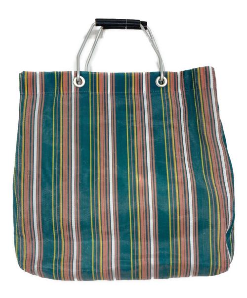 MARNI（マルニ）MARNI (マルニ) メッシュトートバッグ　マルシェバッグ グリーン サイズ:実寸参照の古着・服飾アイテム