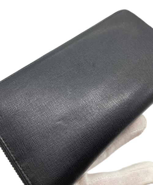 BALENCIAGA（バレンシアガ）BALENCIAGA (バレンシアガ) ラウンドジップロングウォレット ブラックの古着・服飾アイテム