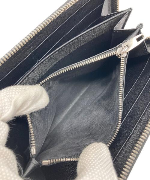 BALENCIAGA（バレンシアガ）BALENCIAGA (バレンシアガ) ラウンドジップロングウォレット ブラックの古着・服飾アイテム