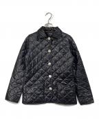 Traditional Weatherwearトラディショナルウェザーウェア）の古着「WAVERLY キルティングジャケット　中綿ジャケット　アウター」｜ブラック