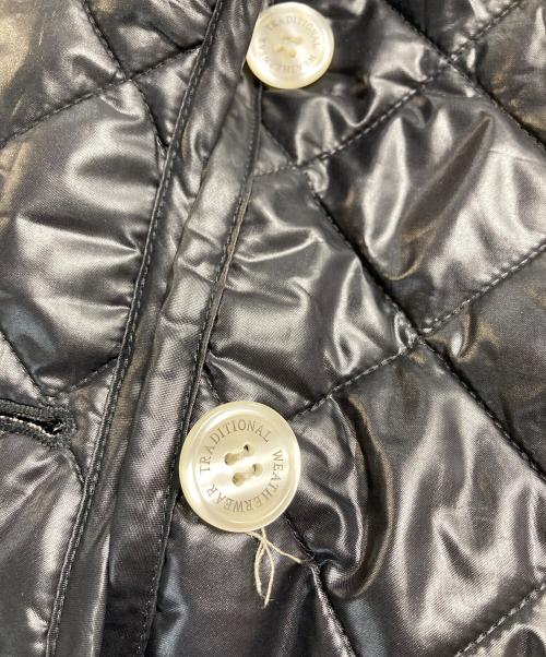Traditional Weatherwear（トラディショナルウェザーウェア）Traditional Weatherwear (トラディショナルウェザーウェア) WAVERLY キルティングジャケット　中綿ジャケット　アウター ブラック サイズ:34の古着・服飾アイテム