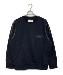 OAMC（オーエーエムシー）の古着「LUMIERES Line Design Longsleeve T Shirt  ルミエールズ ライン デザイン ロングスリーブ Tシャツ  スウェット」｜ブラック