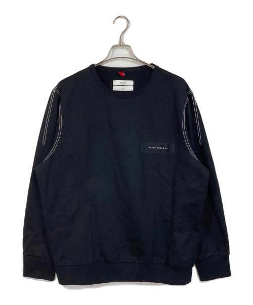OAMC（オーエーエムシー）OAMC (オーエーエムシー) LUMIERES Line Design Longsleeve T Shirt  ルミエールズ ライン デザイン ロングスリーブ Tシャツ  スウェット ブラック サイズ:Lの古着・服飾アイテム