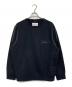 OAMC（オーエーエムシー）の古着「LUMIERES Line Design Longsleeve T Shirt  ルミエールズ ライン デザイン ロングスリーブ Tシャツ  スウェット」｜ブラック