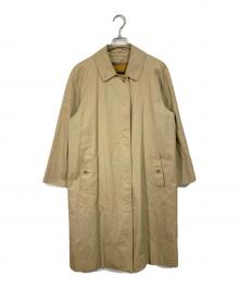 Burberry's（バーバリーズ）の古着「ノバチェックライナーステンカラーコート　ロングコート　アウター」｜ベージュ