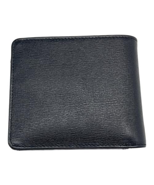 POLO RALPH LAUREN（ポロ・ラルフローレン）POLO RALPH LAUREN (ポロ・ラルフローレン) 2つ折り財布　ウォレット　コンパクト ブラック サイズ:実寸参照の古着・服飾アイテム
