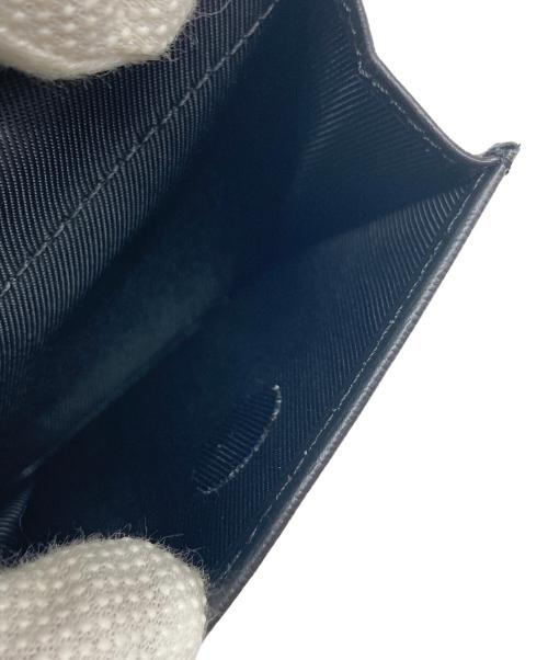 POLO RALPH LAUREN（ポロ・ラルフローレン）POLO RALPH LAUREN (ポロ・ラルフローレン) 2つ折り財布　ウォレット　コンパクト ブラック サイズ:実寸参照の古着・服飾アイテム