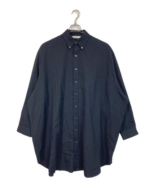 Oblada（オブラダ）Oblada (オブラダ) IVY ビッグシャツ　日本製　シャツワンピース ブラック サイズ:Sの古着・服飾アイテム